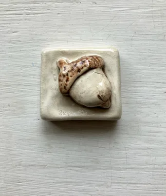 Acorn Hand Painted (under 2x2)