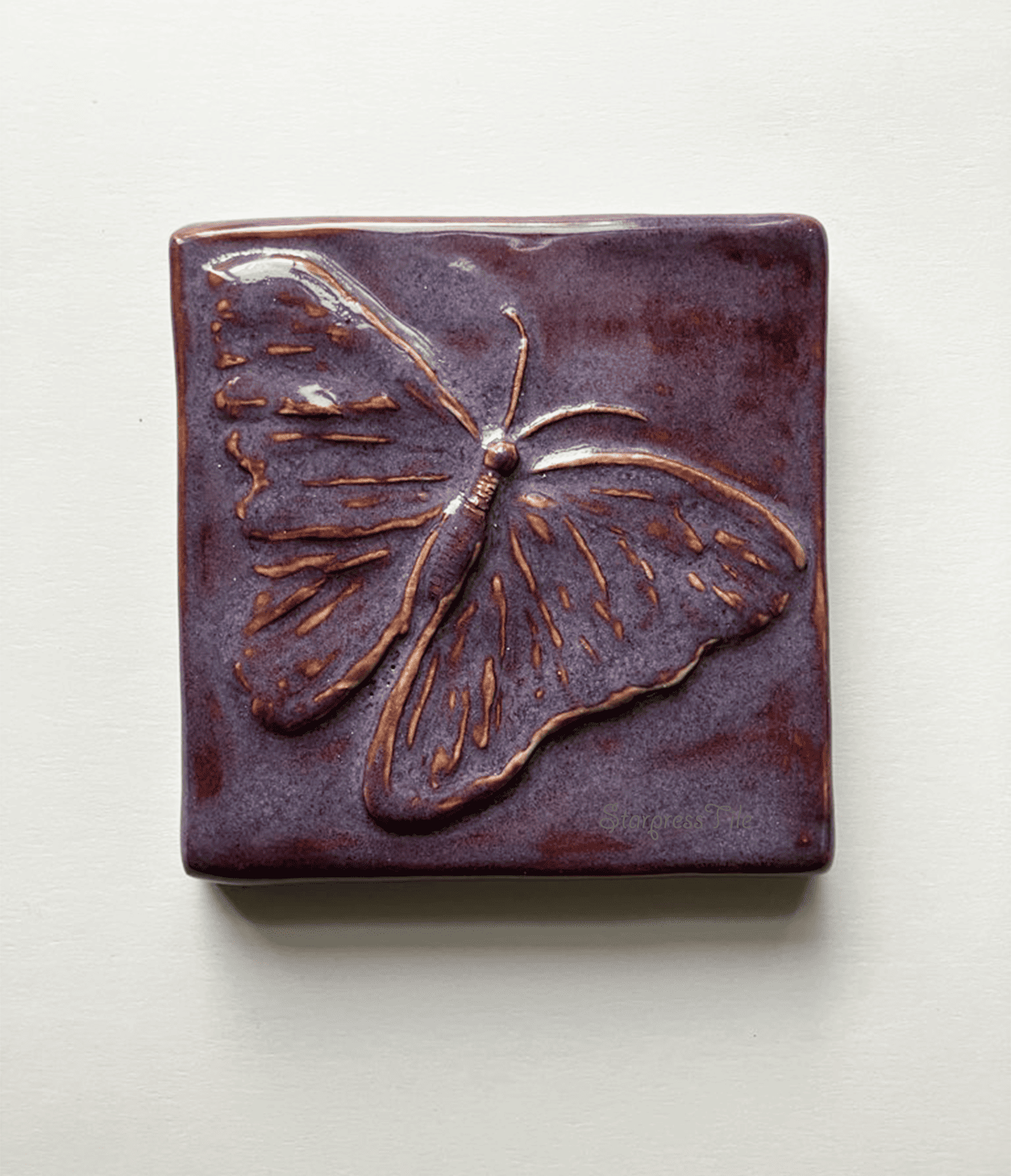 4x4 Purple Butterfly